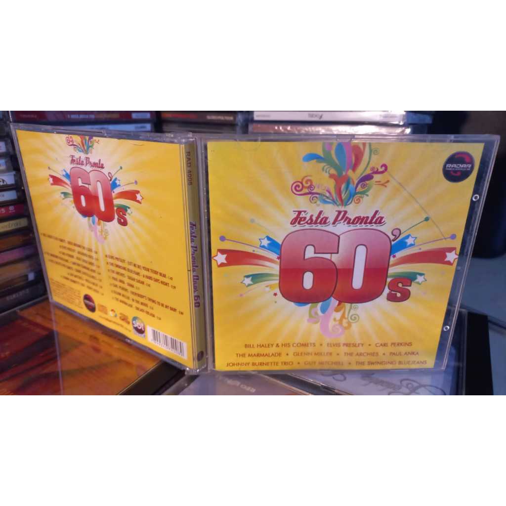Cd Festa Pronta anos 60s -diana sugar sugar bill hellet elvis presley paul anka the archies