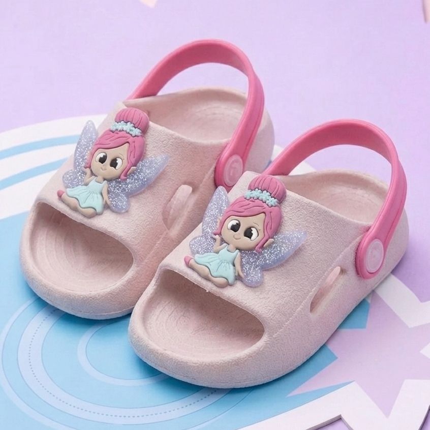 Chinelo Leve com Correia Antiderrapante Infanil Menina Personalizado Delicado