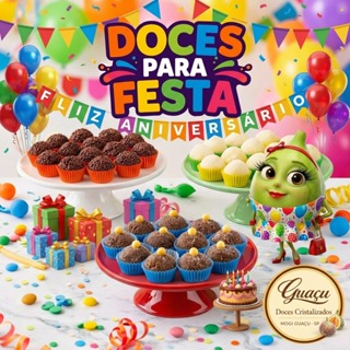 500 GRS DOCE FESTA MIX : Brigadeiro, Beijinho, Cajuzinho em Oferta na Shopee