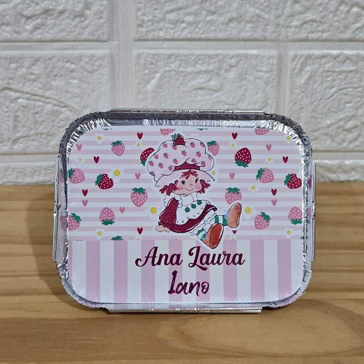 MARMITINHA MORANGUINHO PERSONALIZADA/LEMBRANCINHA DE ANIVERSARIO MORANGUINHO PERSONALIZADA/PERSONALIZADOS MORANGUINHO