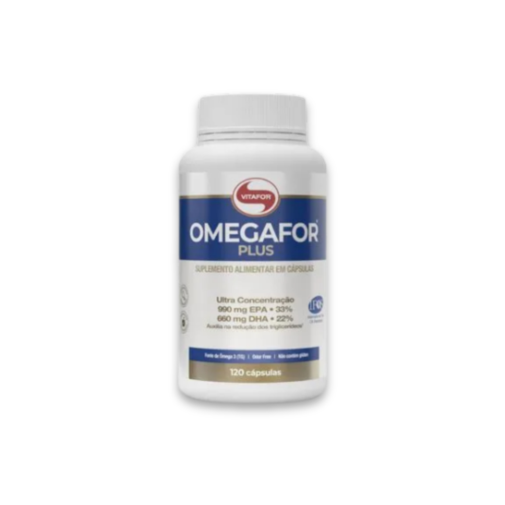Omegafor Plus Suplemento Alimentar Ômega 3 Cápsulas 120 Unidades