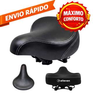 Selim Banco Bicicleta Largo Confortável Beach 2 Molas Macio Costura Reforçada Ergonômico Resistente em Oferta na Shopee
