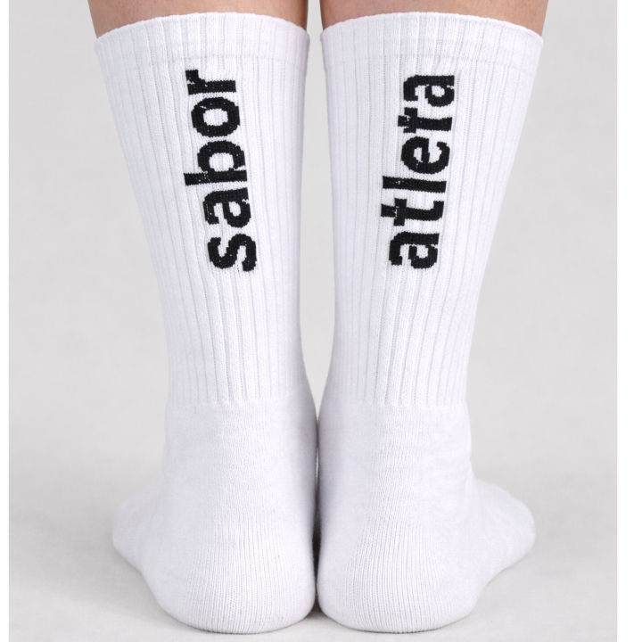 Meia divertidaSABOR ATLETA academia treino tam unico  envio rapido em Oferta na Shopee