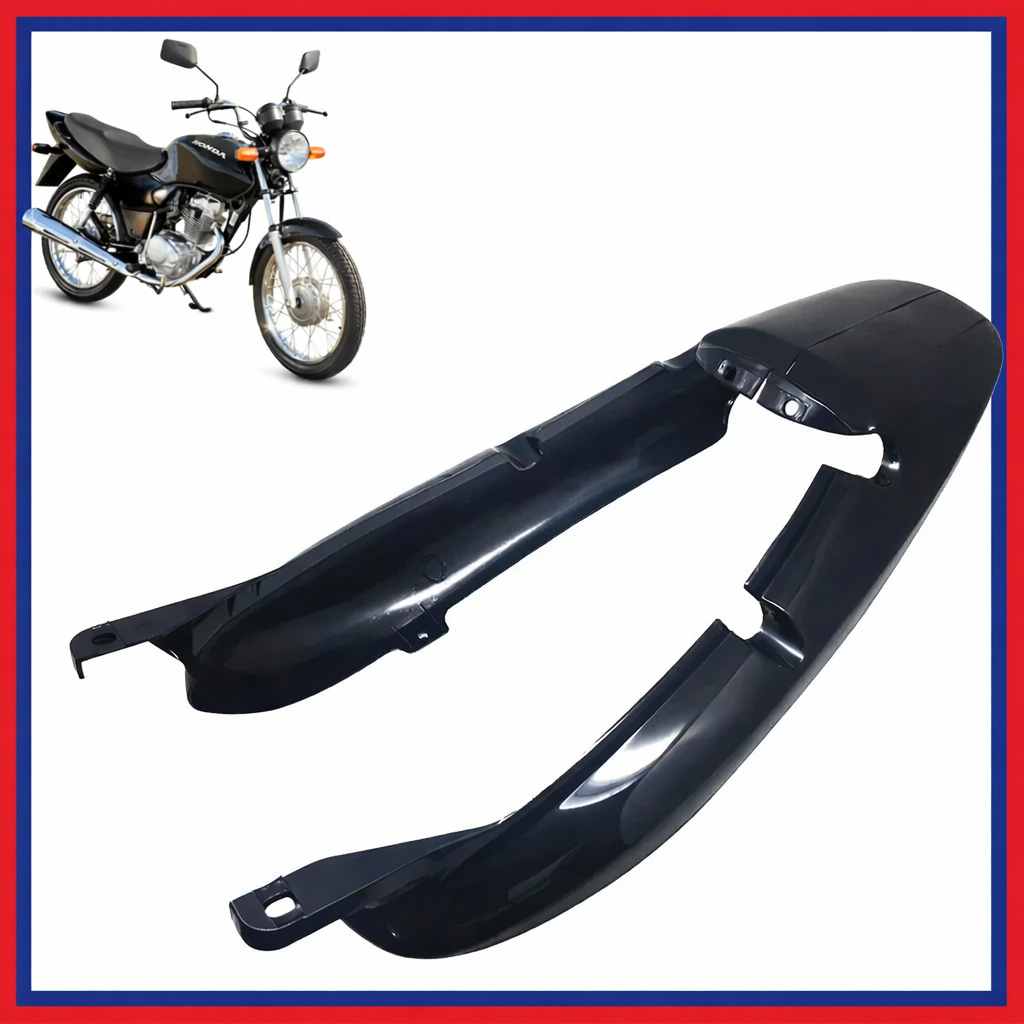 Carenagem Rabeta Completa CG Titan 125 Fan 2005 a 2008 Preto Injetado