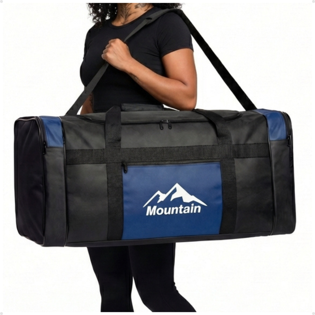 Bolsa Mala de Viagem Azul Marinho Grande Resistente Transversal 10kg 23kg Pronta Entrega Unissex 50L