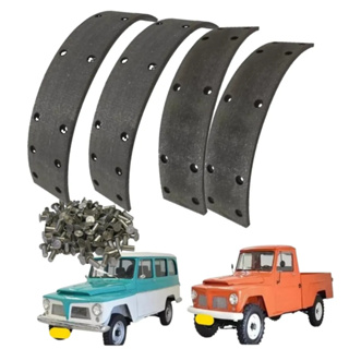 Lona Freio Roda Dianteira Ou Traseira F75 Rural Willys Ate 83 em Oferta na Shopee