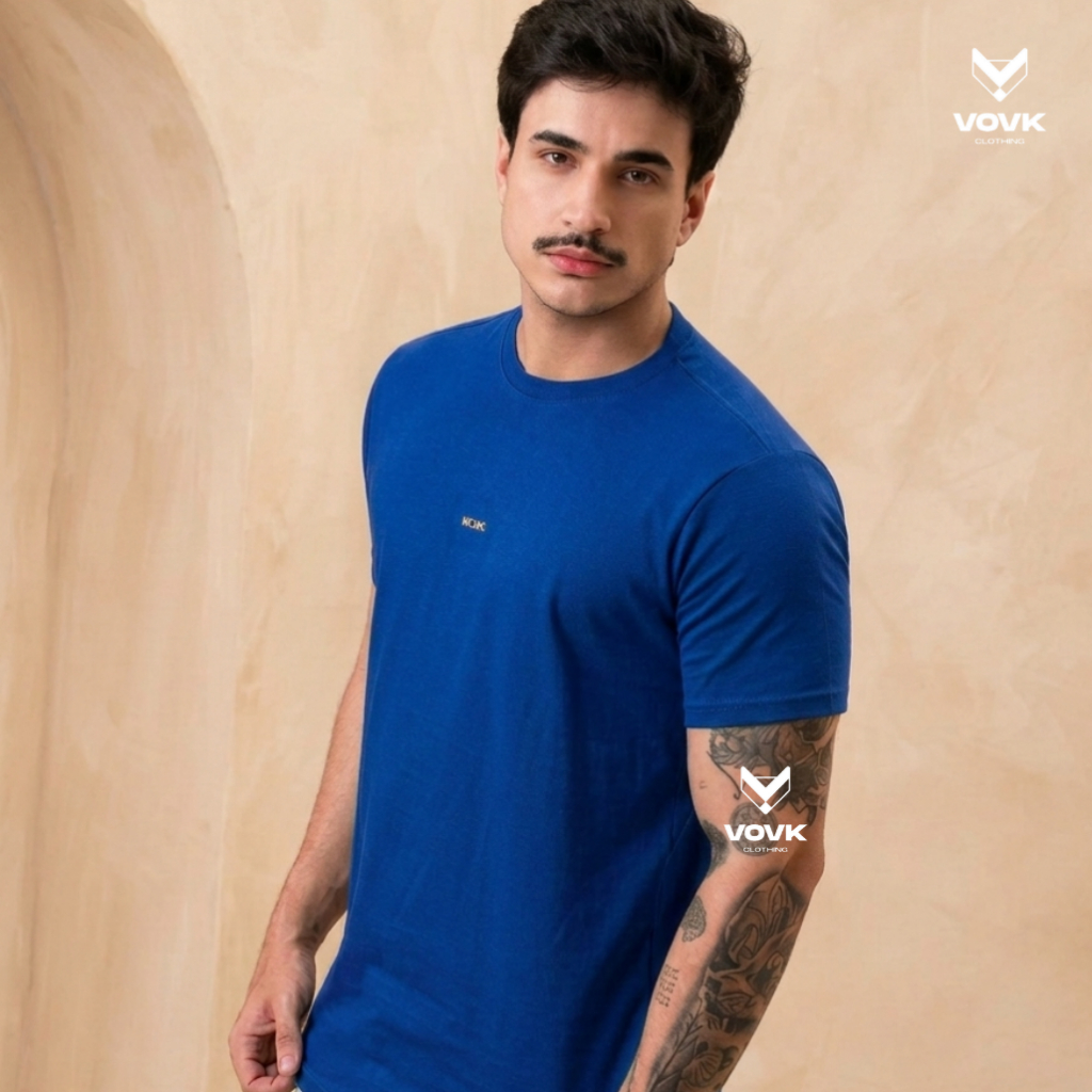 Camiseta Masculina 100% algodão Camisa Blusa Max Slim Gola Careca Gola Redonda Confortável P M G e GG Casual