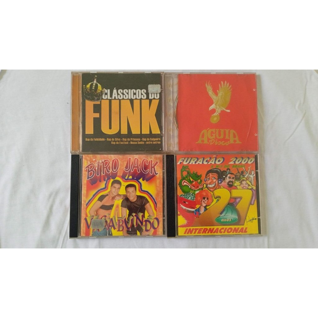 4 CDS DE FUNK ORIGINAIS (FUNK ANTIGO)