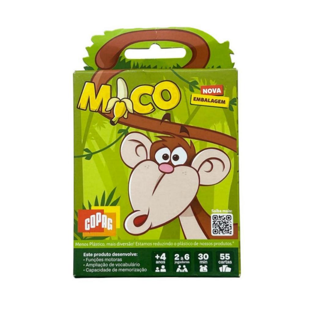Baralho MICO - Jogo com Cartas Divertidas de Adivinhação para Crianças Toda Família - Copag