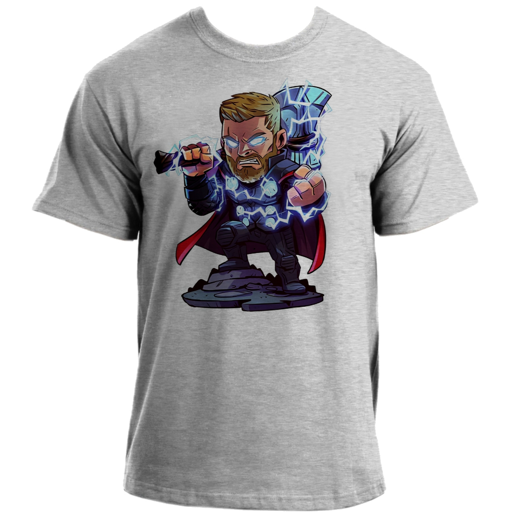 Camiseta infantil ou adulto até Plus size thor martelo vingadores heroi
