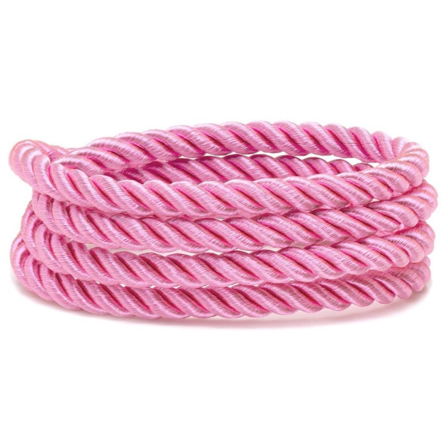 Cordão São Francisco Trançado 5mm 10m - Artesanato / Decoração - Cor 05 Rosa em Oferta na Shopee