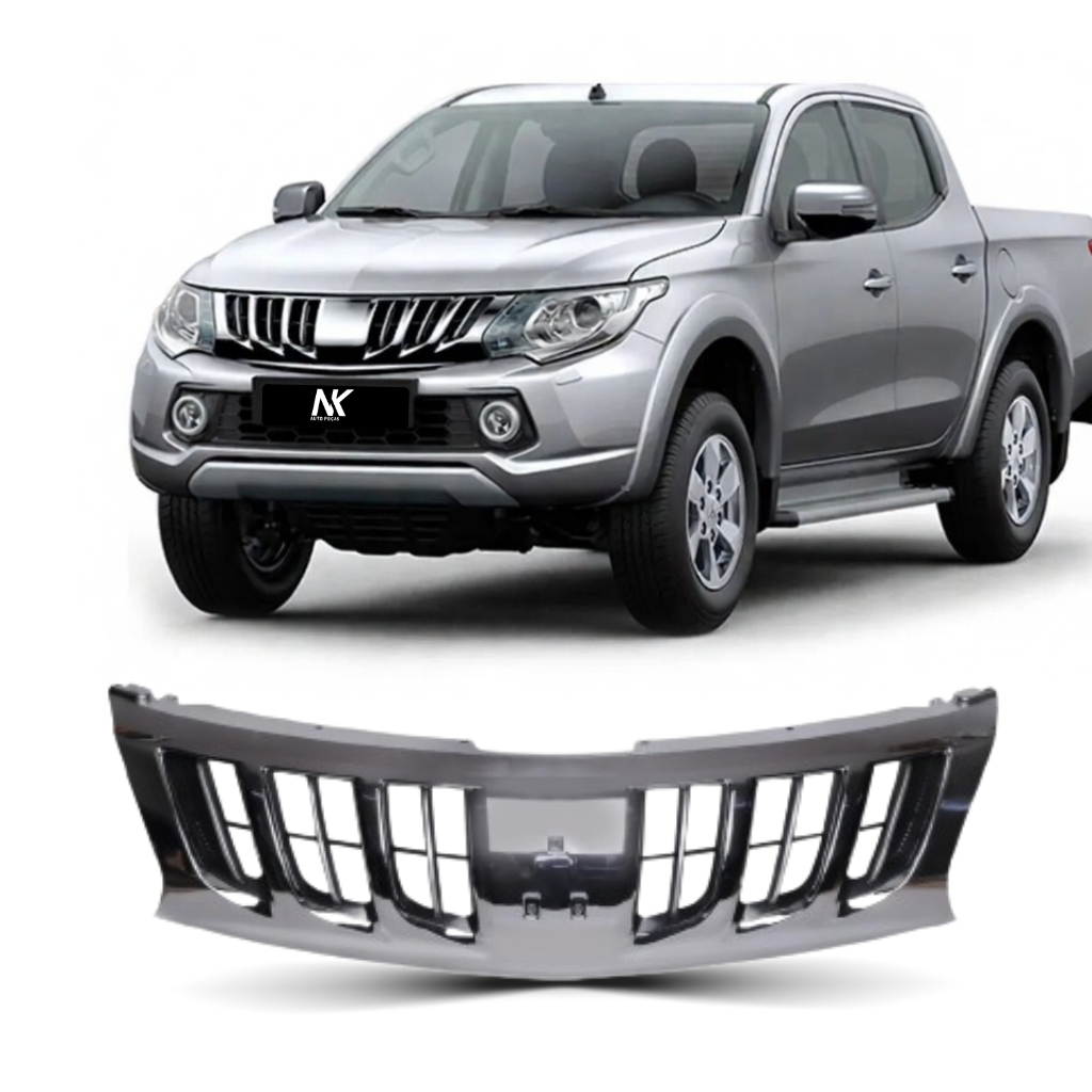 Grade Radiador L200 Sport Triton 2017 2018 19 A 2025 Cromado
