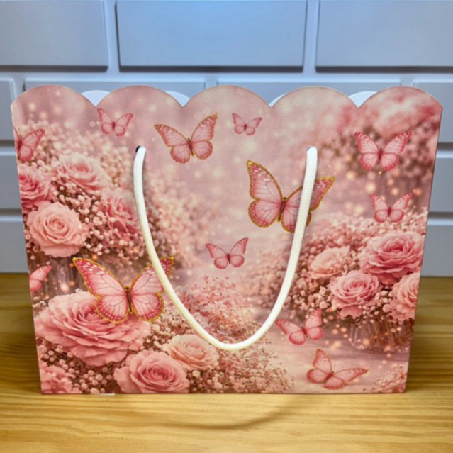 ENVIO RÁPIDO - 10 Sacolinha Jardim das Borboletas - Sacolinha - Personalizado - Lembrancinha - Mimos - Aniversário