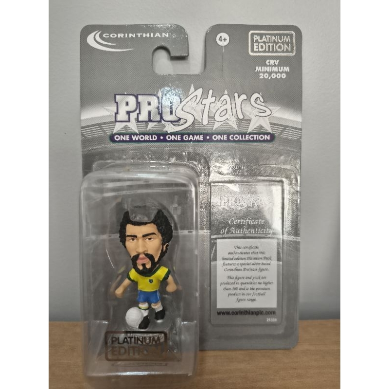 Mini craque Sócrates Brasil copa 1982  Corinthian Prostars Platinum