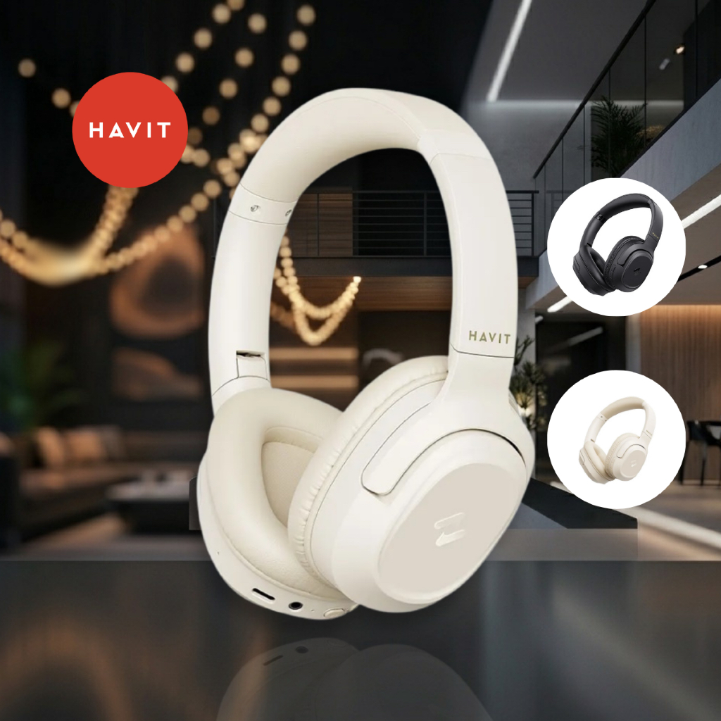 Fone De Ouvido Bluetooth Havit H612BT Headphone Sem Fio 50h Bateria