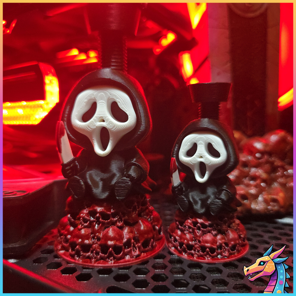 Suporte Ajustável para Placa de Vídeo GPU Ghostface Panico - 6cm e 8cm