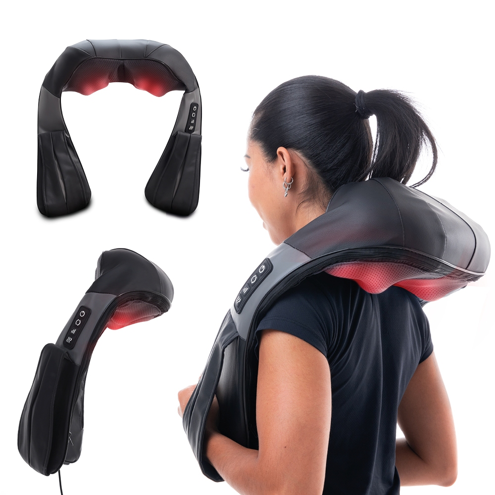 Colete De Massagem Corporal Shiatsu Roller Elétrico Relaxshop