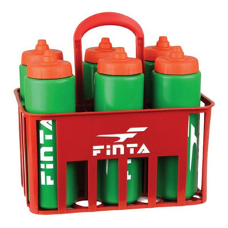 Kit Cesto Porta Squeeze Com 6 Garrafas 1litro Cada Envio Rápido Hidratação Futebol Esportes Volei