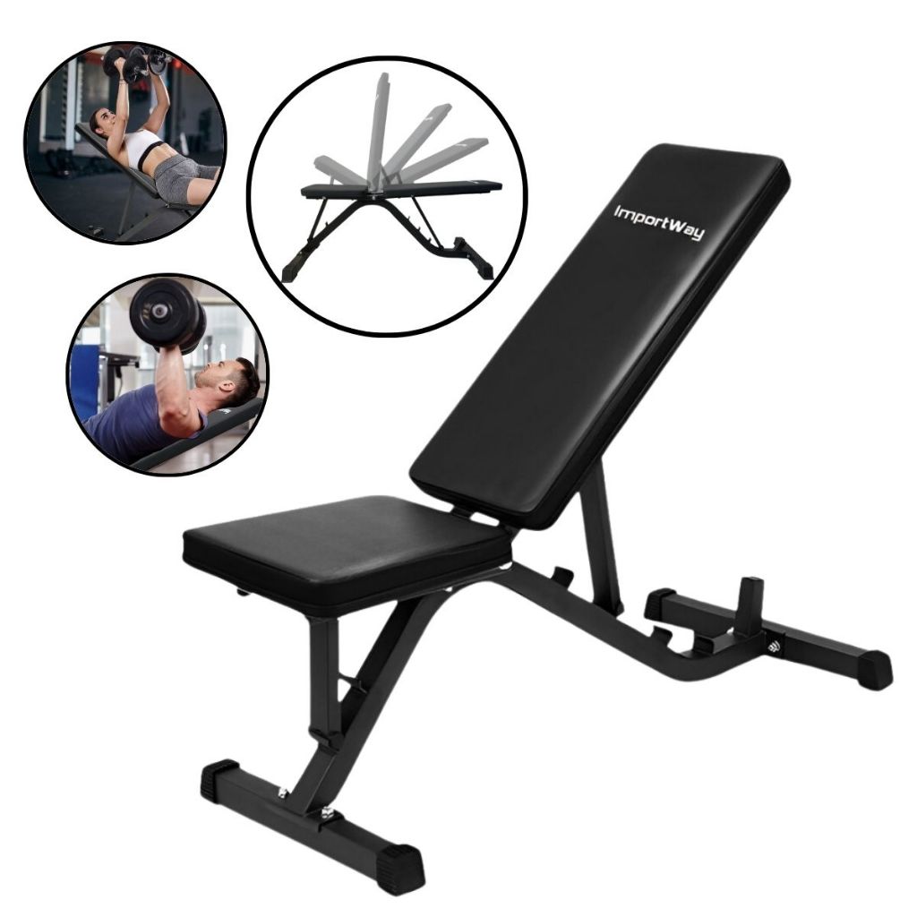 Banco De Supino Musculação Academia Ajustável Suporta 150kg