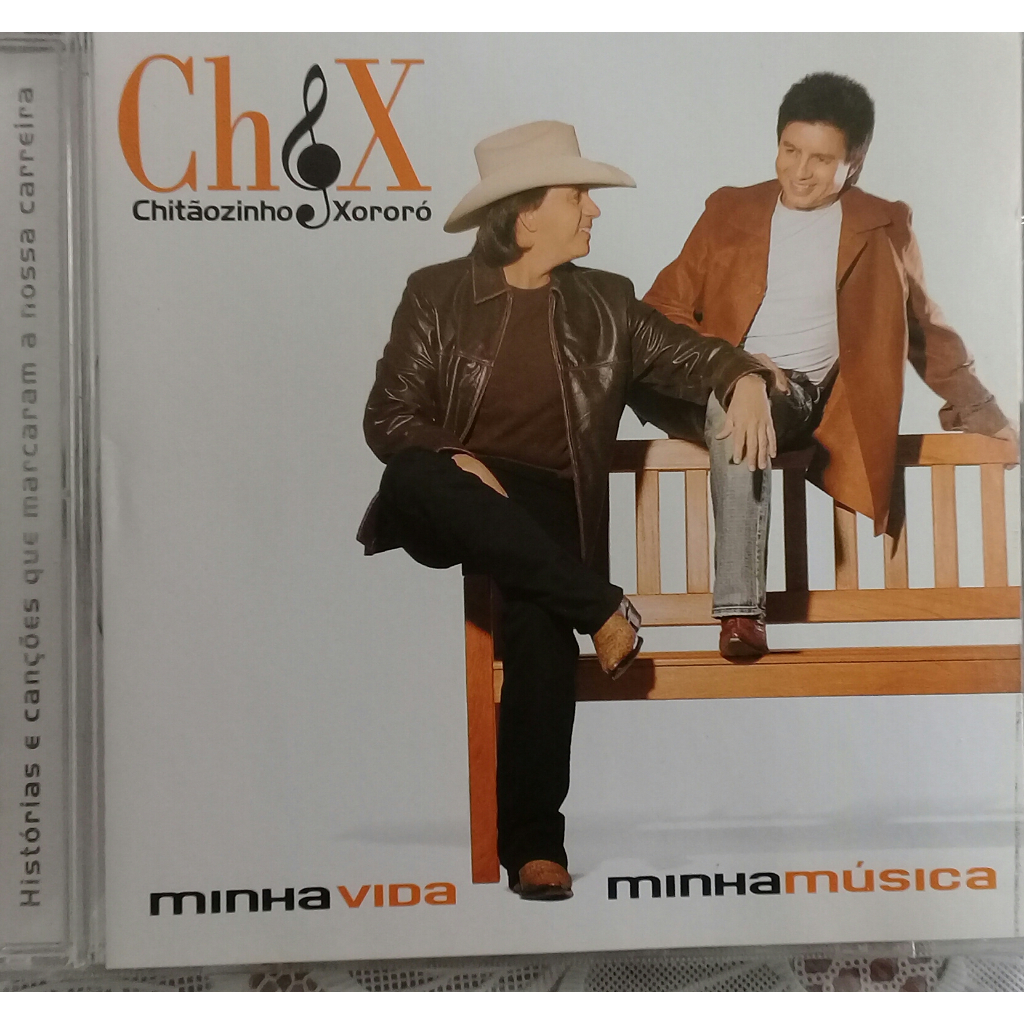 cd Chitãozinho e Xororó -minha vida minha musica- 2002