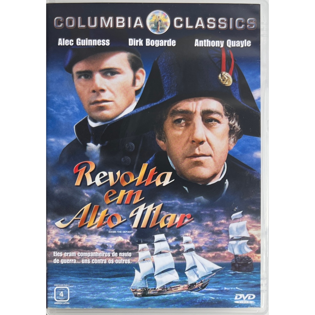 DVD - Revolta em Alto Mar - Columbia Classics - Alec Guinness - Original