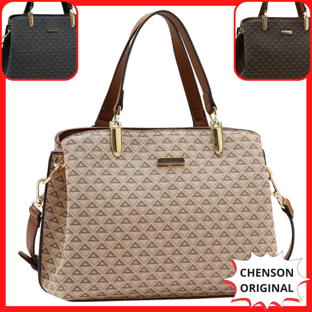 Bolsa Chenson Original Média Elegante Mão Ombro Lado Lateral Transversal Tiracolo Fairfax 3485624