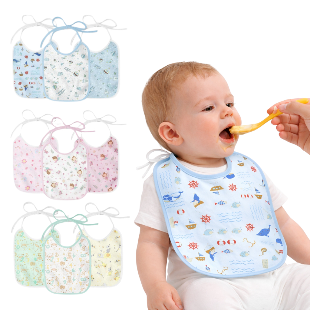3und Babador Estampado Alimentacao Bebe 21x19cm
