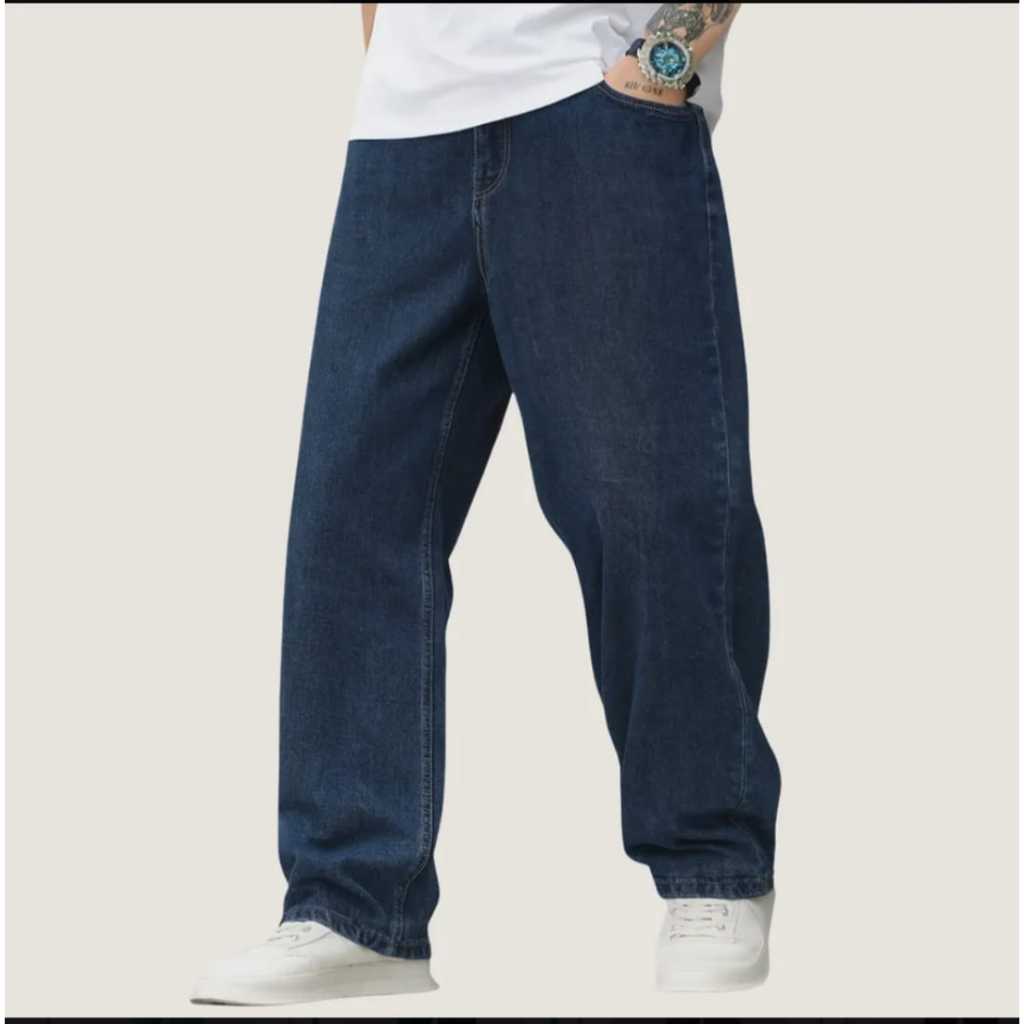 Calça Masculina Balão Balloon Fit Escura Streetwear Premium Lançamento Calça Larga Oversized Tendência Moda Masculina Lu
