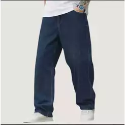 Calça Masculina Balão Balloon Fit Escura Streetwear Premium Lançamento Calça Larga Oversized Tendência Moda Masculina Lu