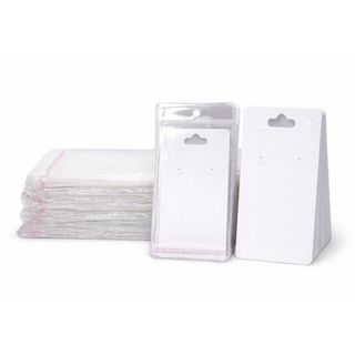 Tag Para Semijoias Saco Transparente 7x12 Com Cola Furo 100u G Cartela para semijoias embalagens para semijoias cartelas