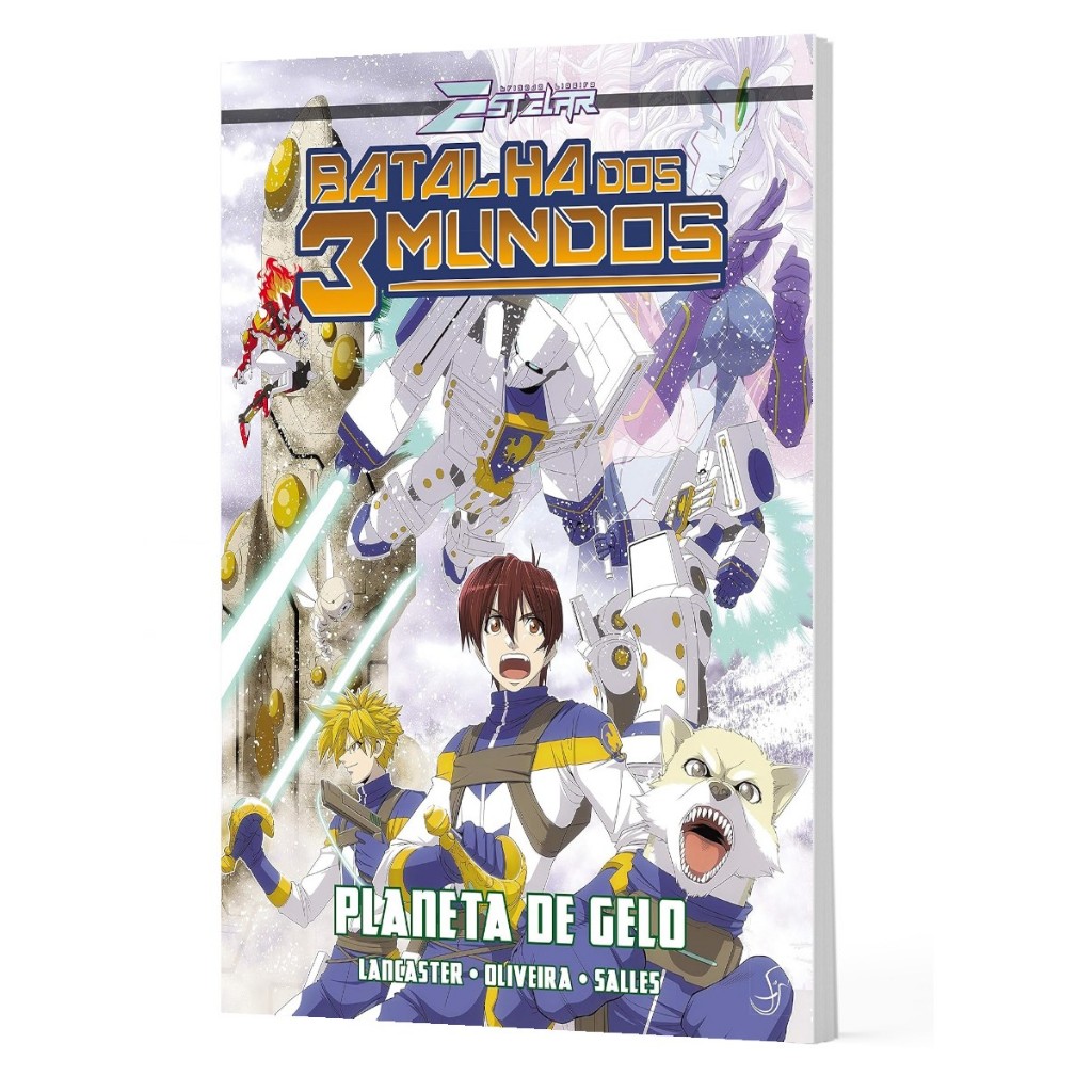 Capa do livro Mangá - Batalha Dos Três Mundos - Novo/Lacrado - Editora Jambô -