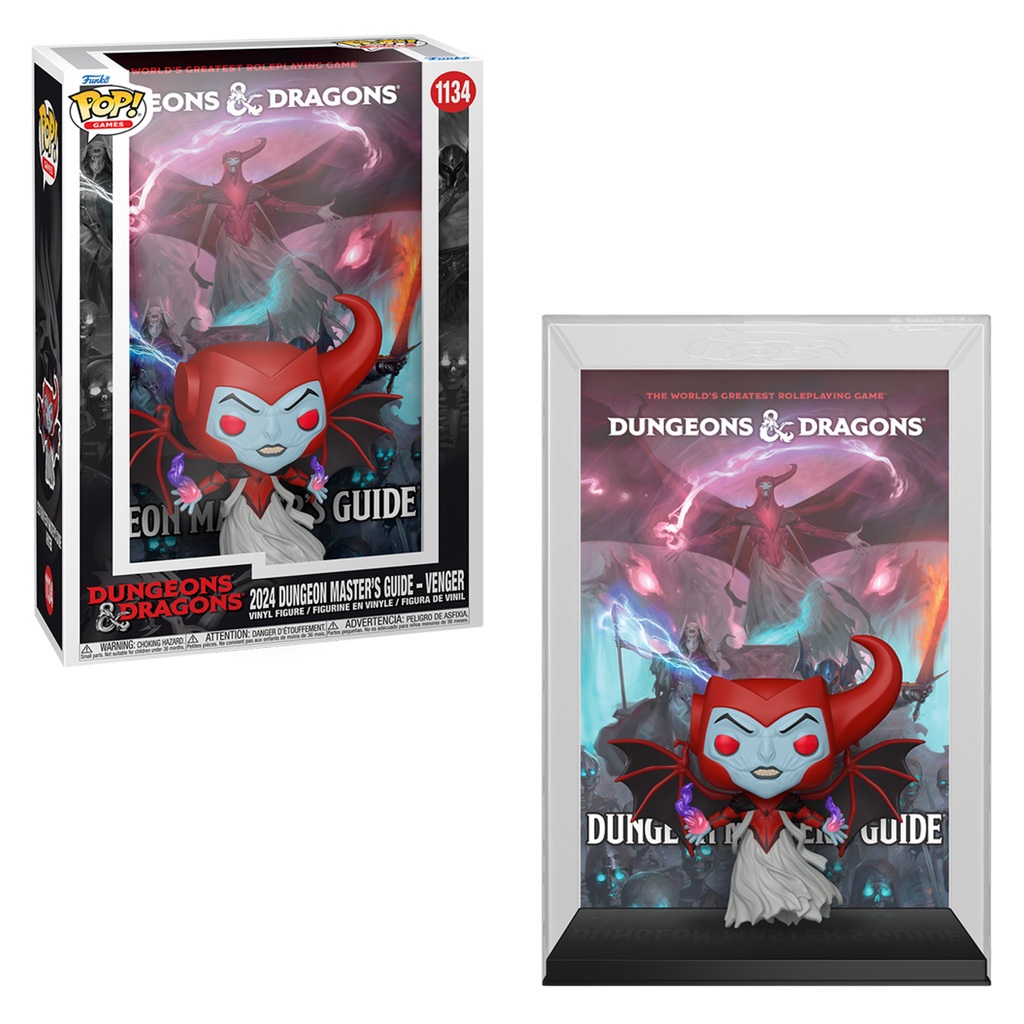FUNKO POP DUNGEONS DRAGONS *COVER* DUNGEON MASTERS GUIDE 1134 NOVO ORIGINAL