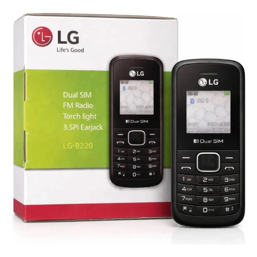 Celular LG B220 Desbloqueado 32MB 2G Rádio FM(2G) Cor Preto