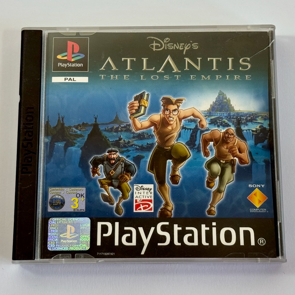 Atlantis The Lost Empire Playstation 1 Ps1 Europeu