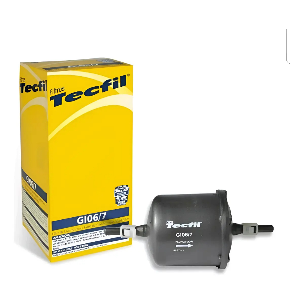 TECFIL GI06/7 - Filtro de Combustível Ford ka 97-07 / fiesta 99-02 / astra 04-11 / vectra 05-12 / s10 07-16