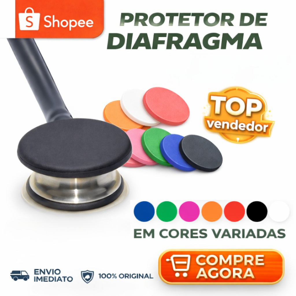 Protetor para Estetoscopio Membrana / Diafragma Higienizavel  - Silicone