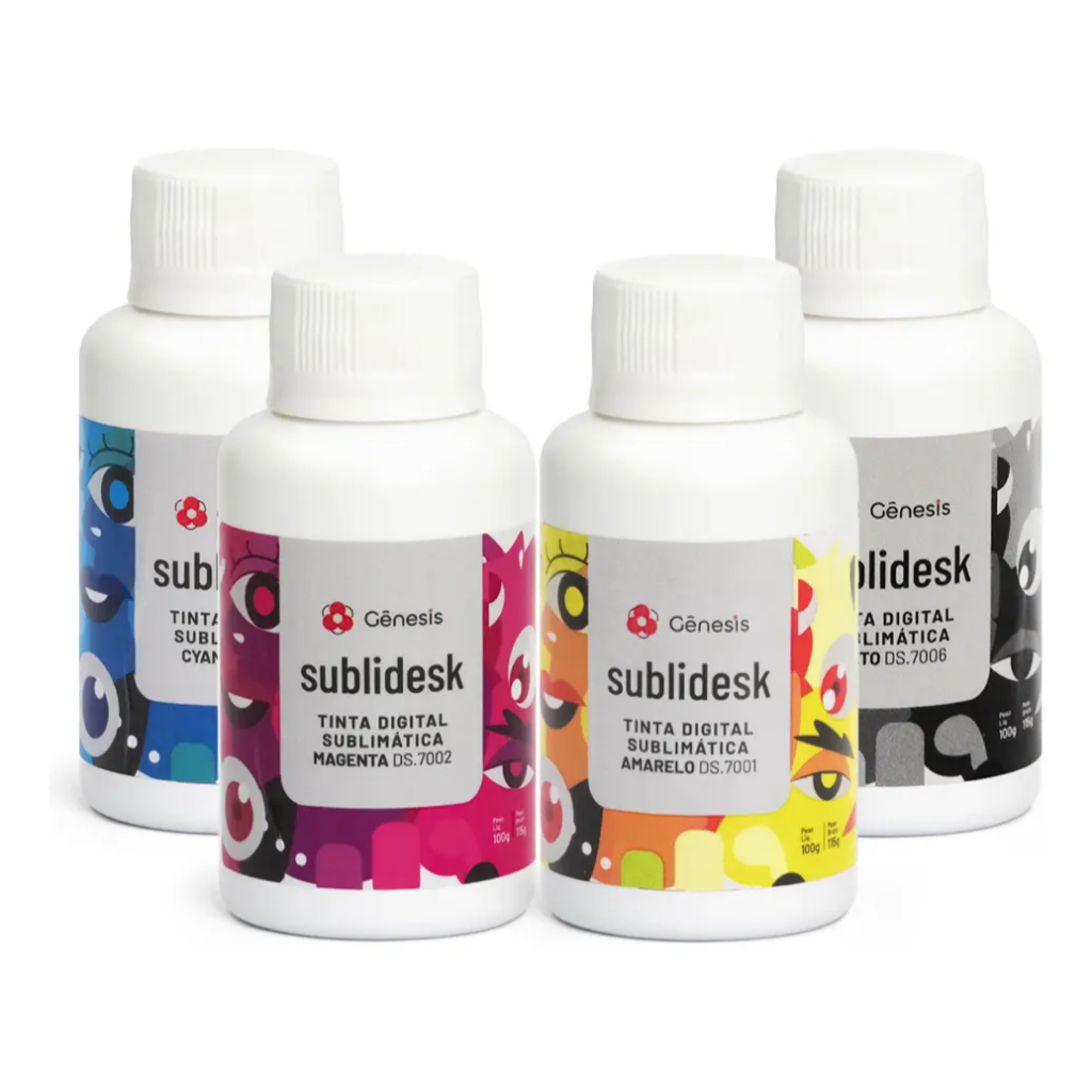 1 Tinta Sublimática 100ml Genesis Original Para Epson - Escolha a Cor