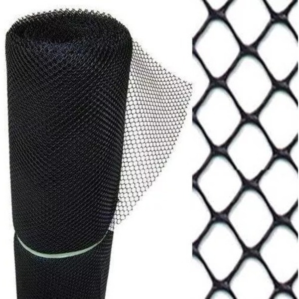 Tela Plástica Viveiro Passarinho Cercado Plástico 1M X 10M