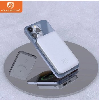 Carregamento Rápido e Sem Fio H'Maston YD42 Power Bank