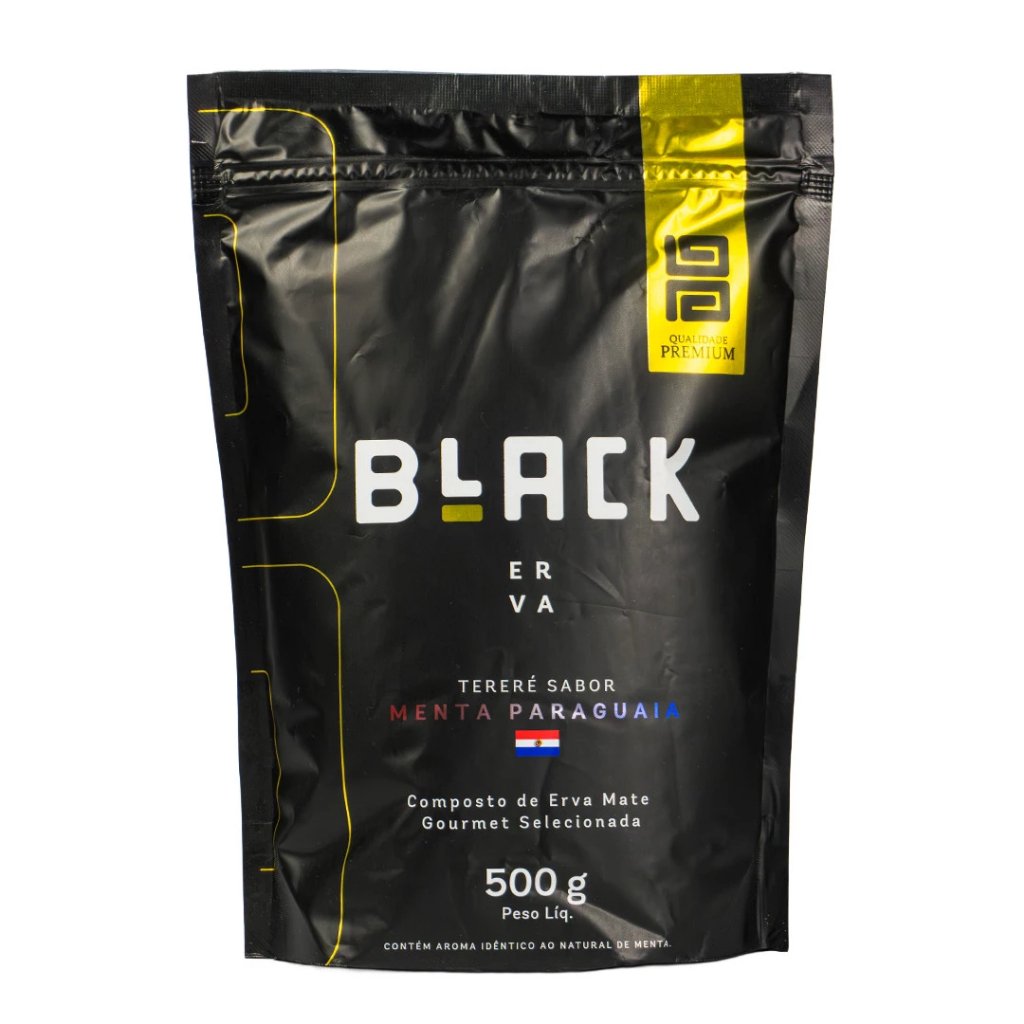 Erva Mate para Tereré Black Erva - Menta Paraguaia