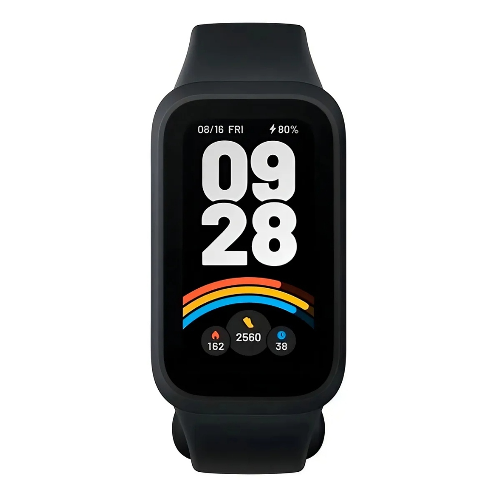 Compatível Relógio Smartwatch Pulseira Inteligente Redmi Smart Band 9 Active Monitoramento Saúde Preto