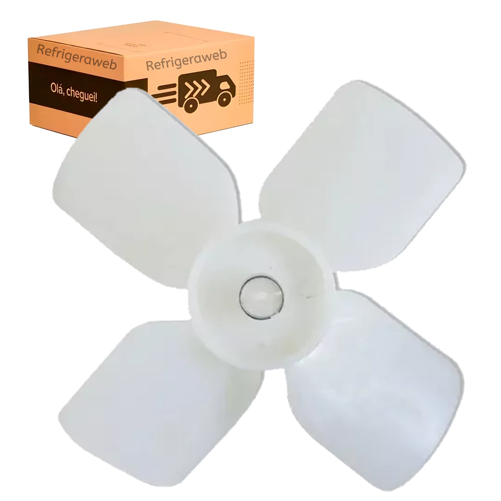 Hélice Para Motor Ventilador Compativel Geladeira Continental - Bosch Original RCCT480 - RCCT490