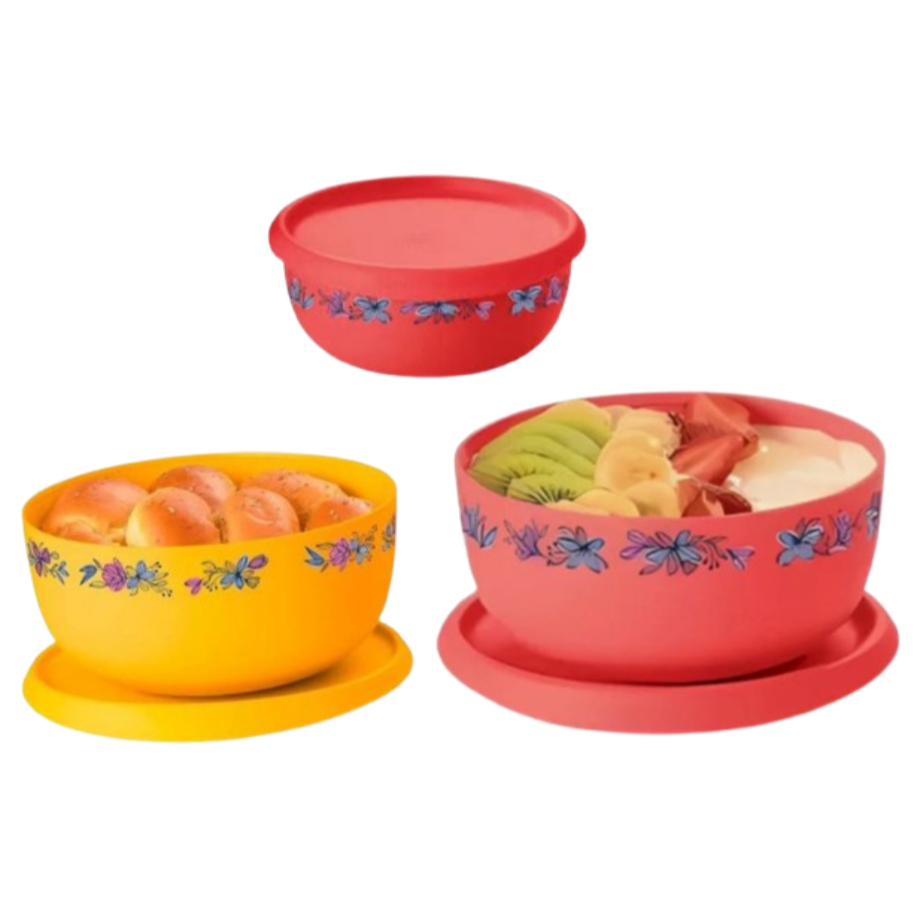 Kit Tigela Toque Mágico - 3 Peças - Original Tupperware