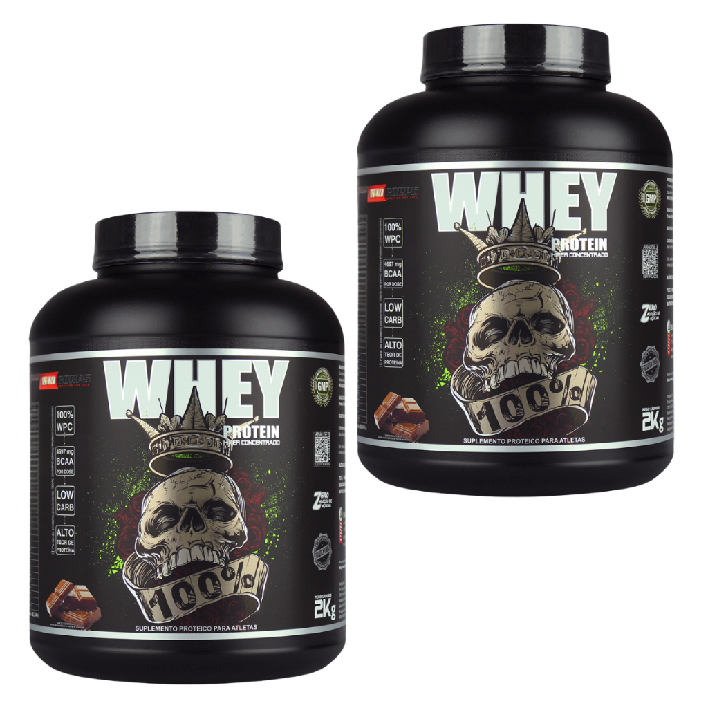 Kit 2 Whey 100% Pro Corps 2kg Cada – Hipercalórico Proteína Premium