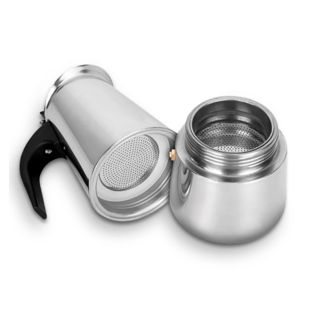 Cafeteira Italiana Splendore Inox 450ml UNITERMI · foto 2