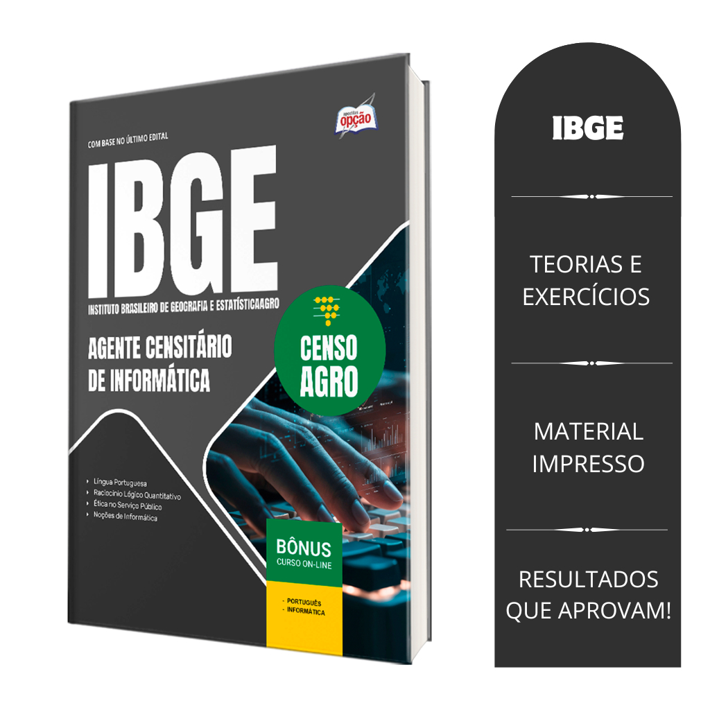Apostila IBGE Temporário 2026 - Agente Censitário de Informática