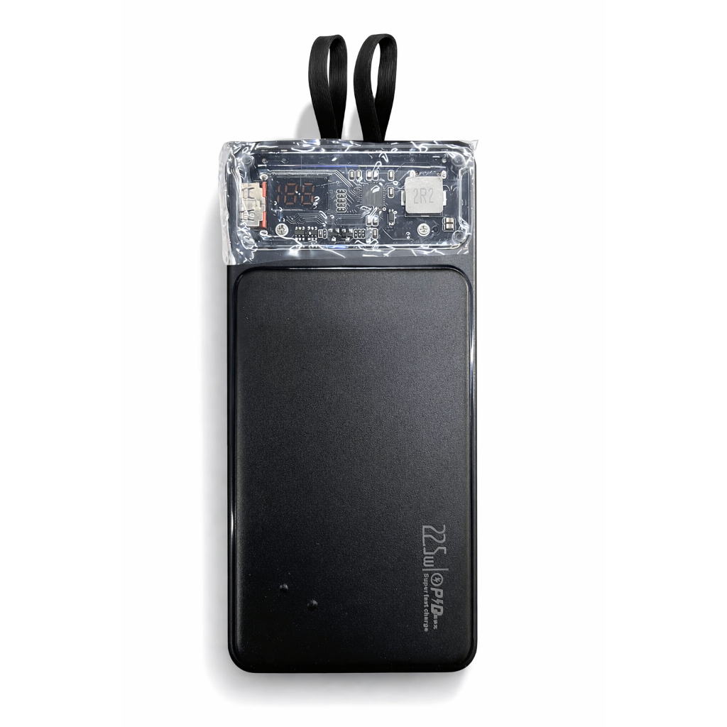 Power Bank 10000mAh Turbo 22.5W PD Carregador Portátil Com Cabos Embutidos iPhone Android