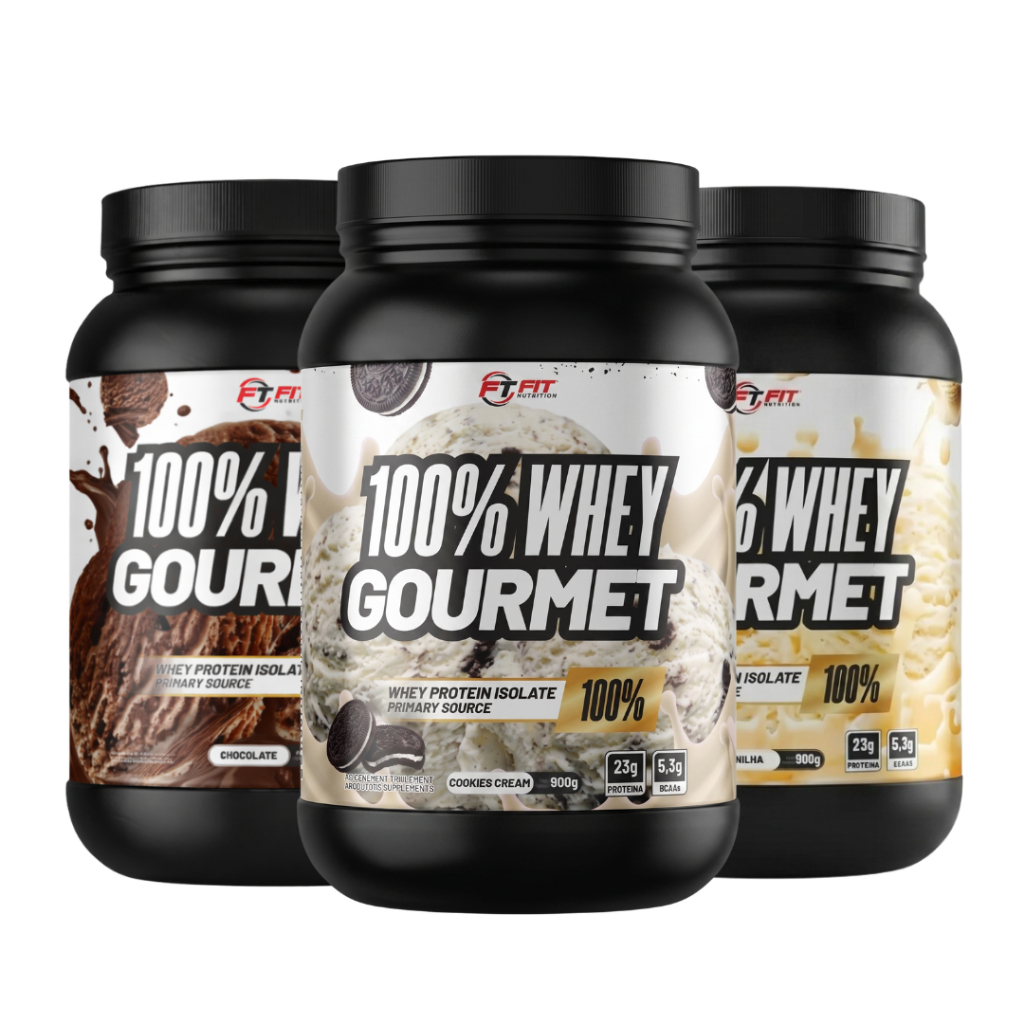 Whey Protein Gourmet Concentrado e Isolado 23g Proteína