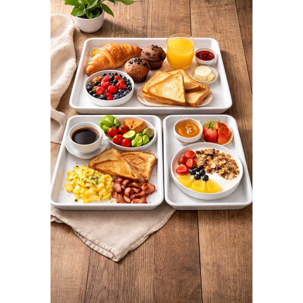 Bandeja Organizadora Alça Cantinho do Café Multiuso Resistente Decorativa Casa Cozinha Mesa Posta