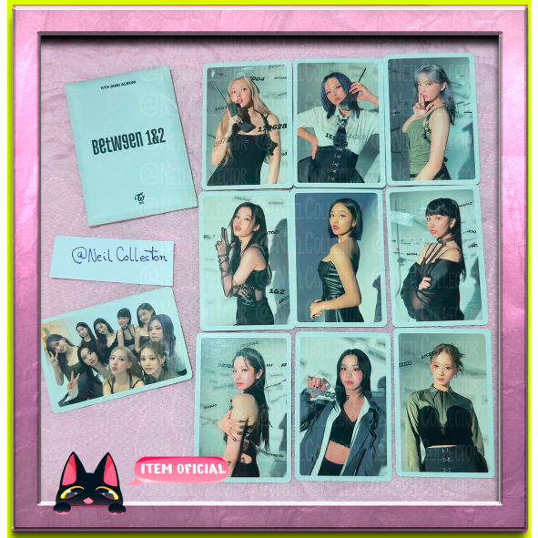[Photocard OFICIAL] TWICE Between 1&2 cryptography ver.POB  photocard Nayeon MOMO photocard oficial